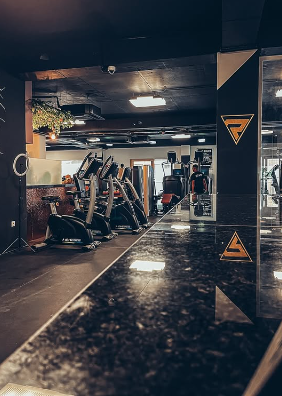 Interior do ginásio